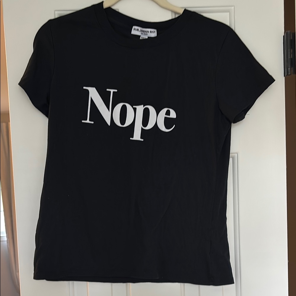 Black Nope T-Shirt
